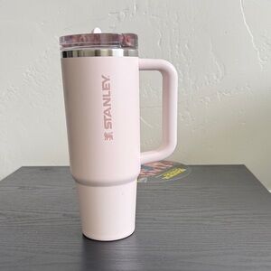 Stanley Soft Pink Travel Mug with Handle